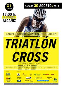 XI Triatlón Cros La Estanca de Alcañiz. Campeonato de Aragón de Triatlón Cros 2014.